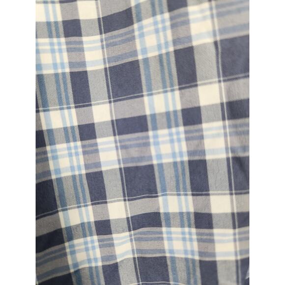 Vineyard Vines Blue Long Sleeve Button Down Plaid Shirt Womens Extra Large XL - Picture 3 of 6